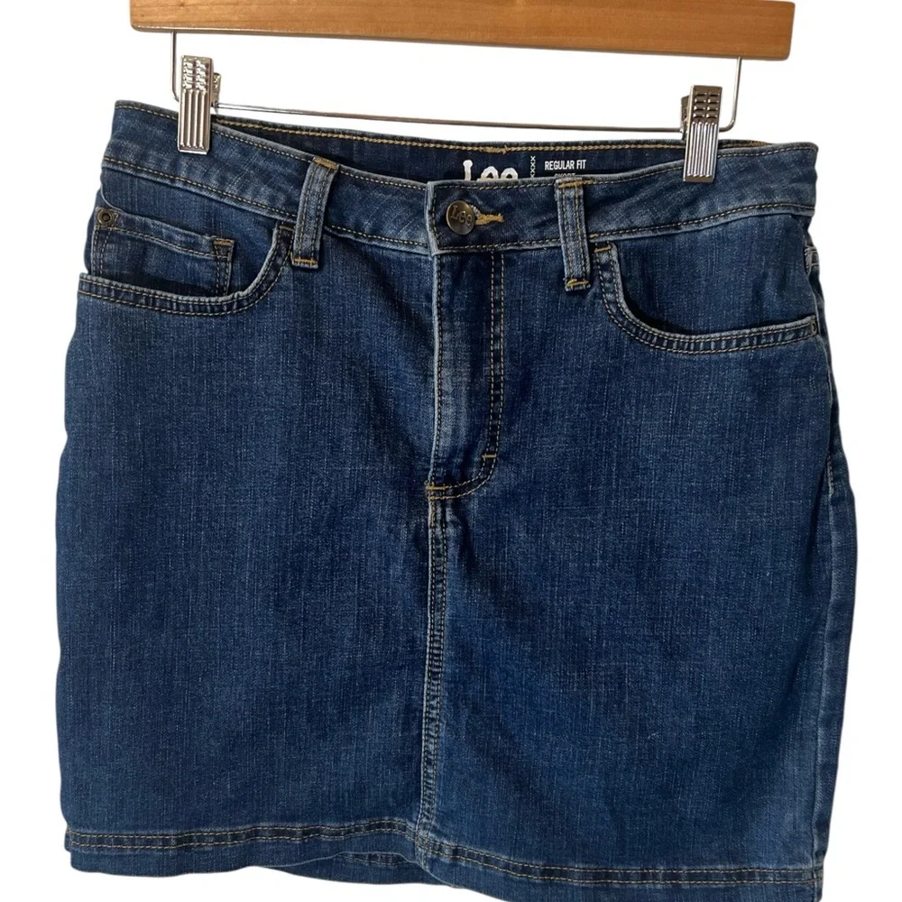 Lee Denim Mini Skort - Picture 2 of 7